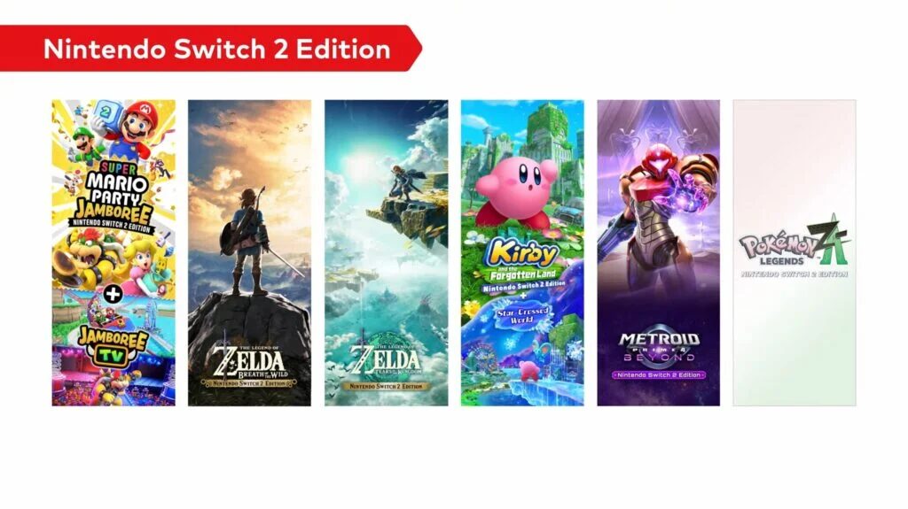 Nintendo esclarece o formato dos jogos físicos da Switch 2 Edition