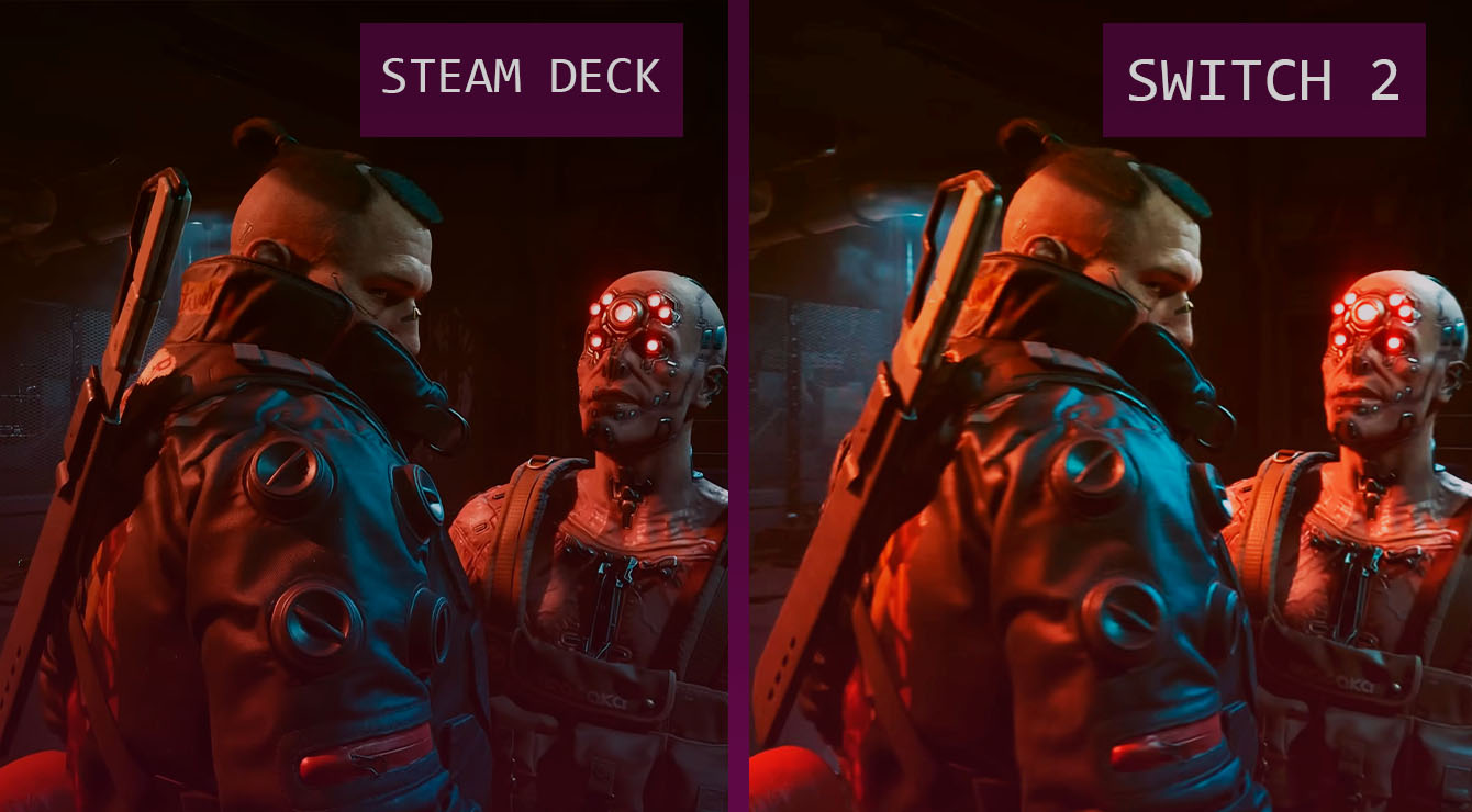 Switch 2 vs Steam Deck - cyberpunk-2077