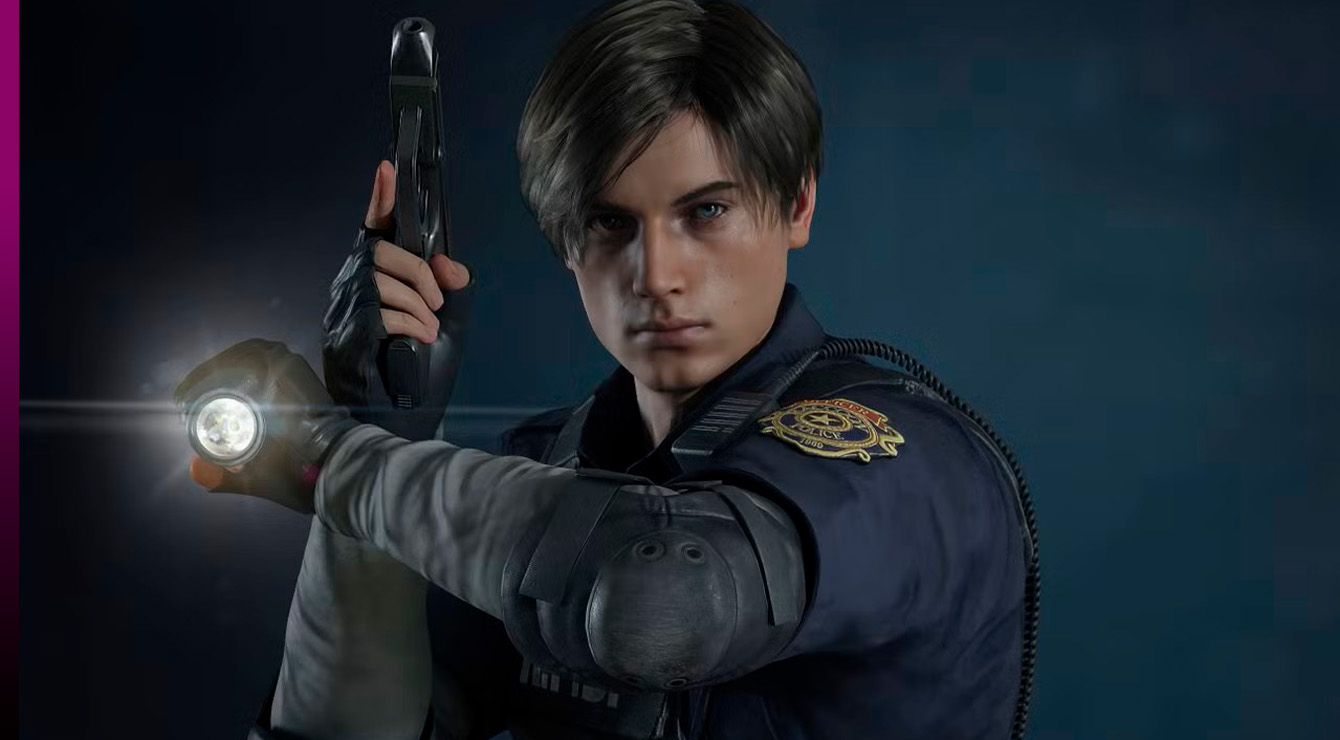 história de Leon em Resident Evil