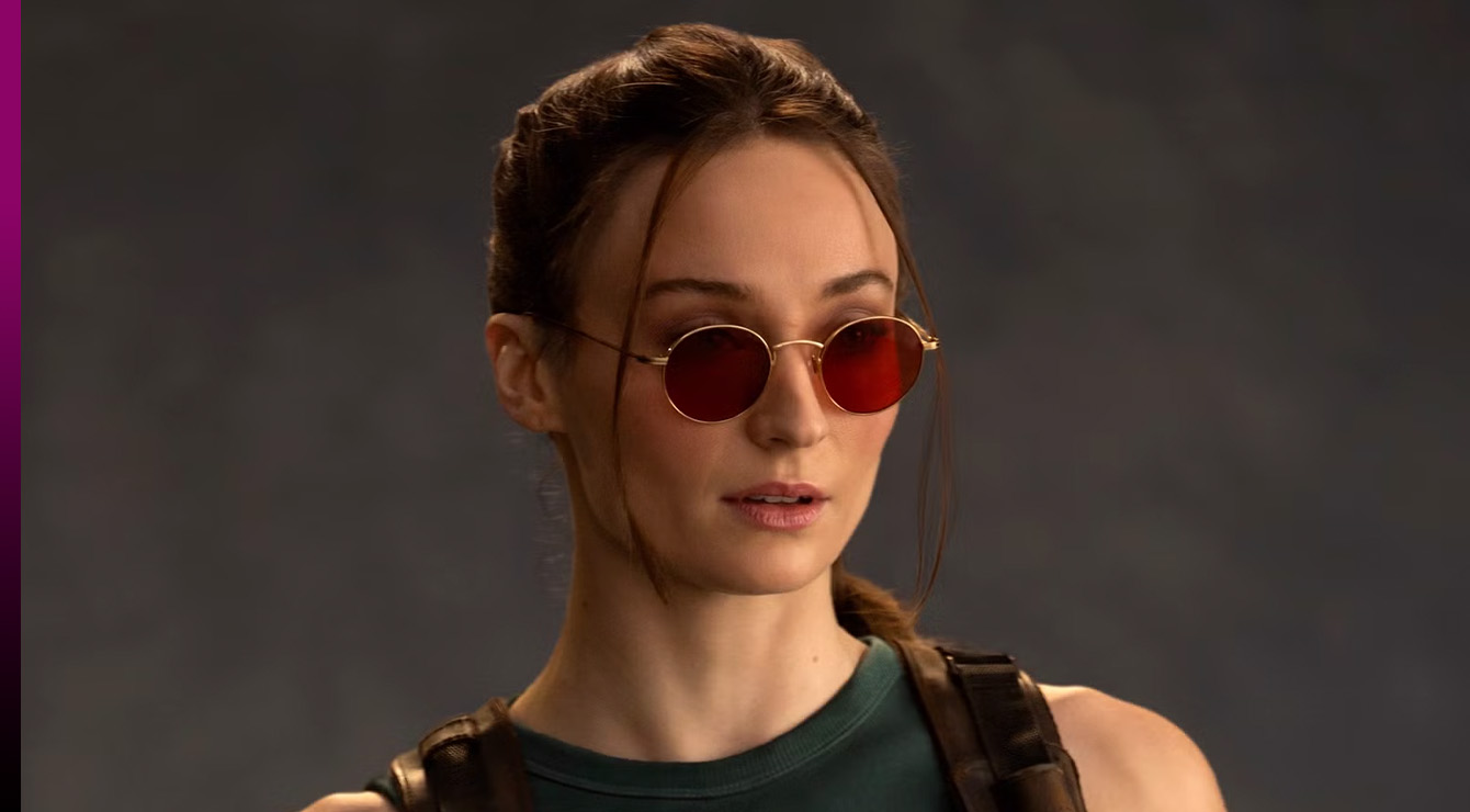 primeiras imagens de Sophie Turner como Lara Croft